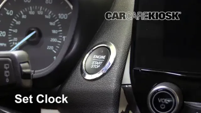 2018 Ford EcoSport Titanium 2.0L 4 Cyl. Horloge Régler l'horloge